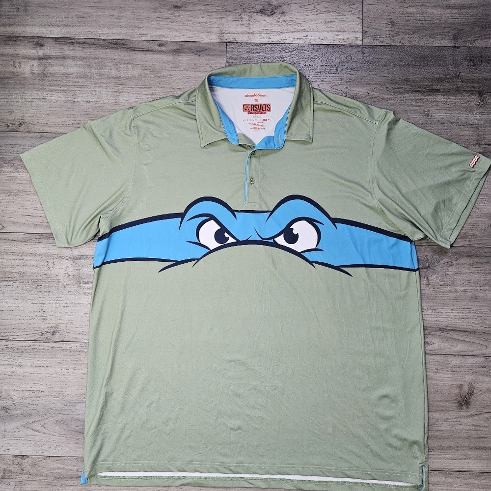 RSVLTS x Ninja Turtles breakfast balls mens polo shirt 3XL